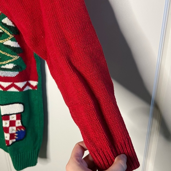 Vintage 1980s Knit Christmas Sweater - Picture 6 of 9